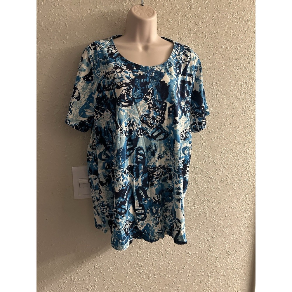 New Size 18/20 Roman's Peep Back Top #1636*8